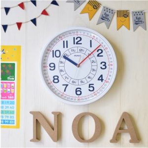 おしゃれな 知育 壁掛け時計で 子供に時計の読み方を教えたい ノア精密 公式 Mag時計専門店 Noashop